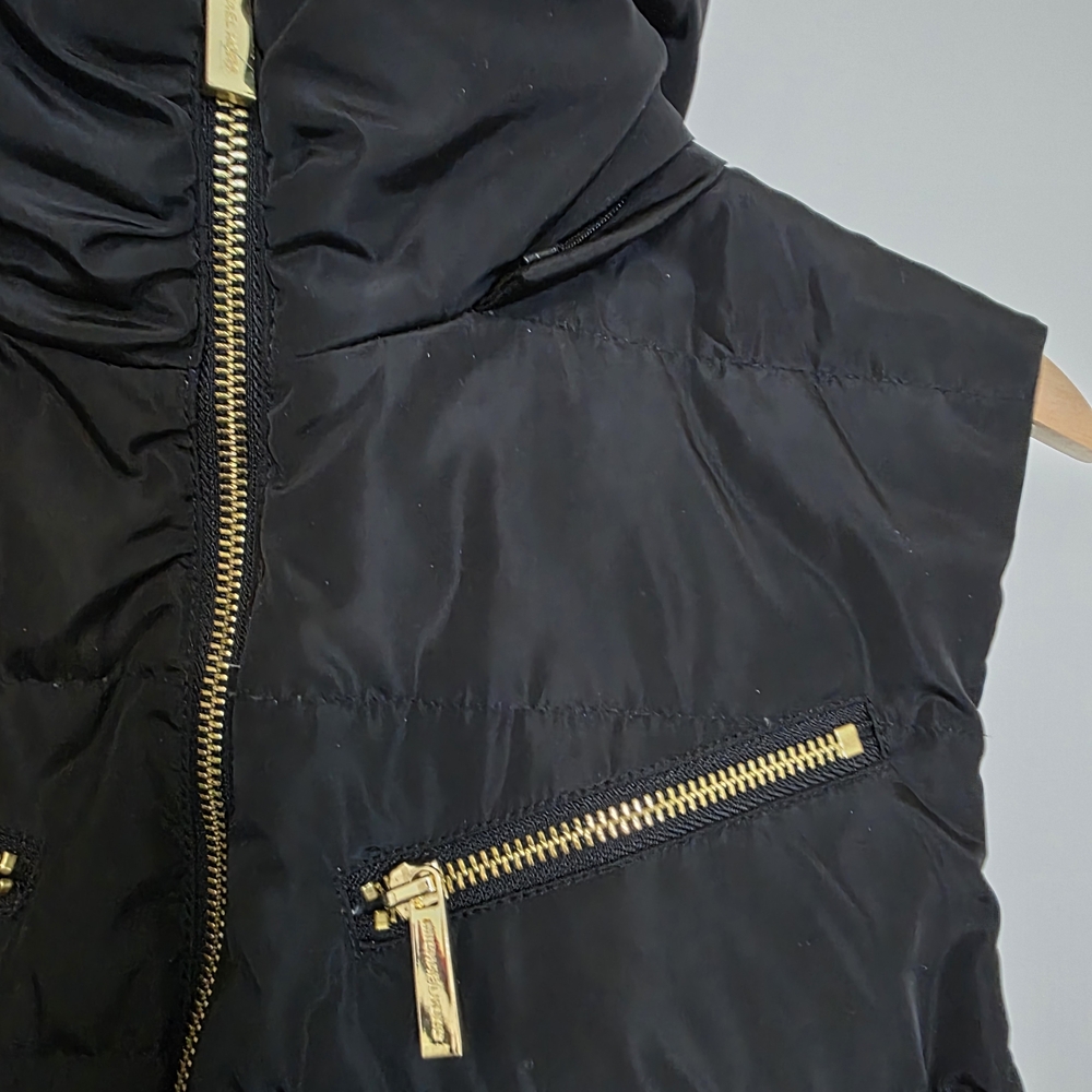 Michael Kors Hooded Quilted Puffer Vest - Size Small - Picture 3 of 6